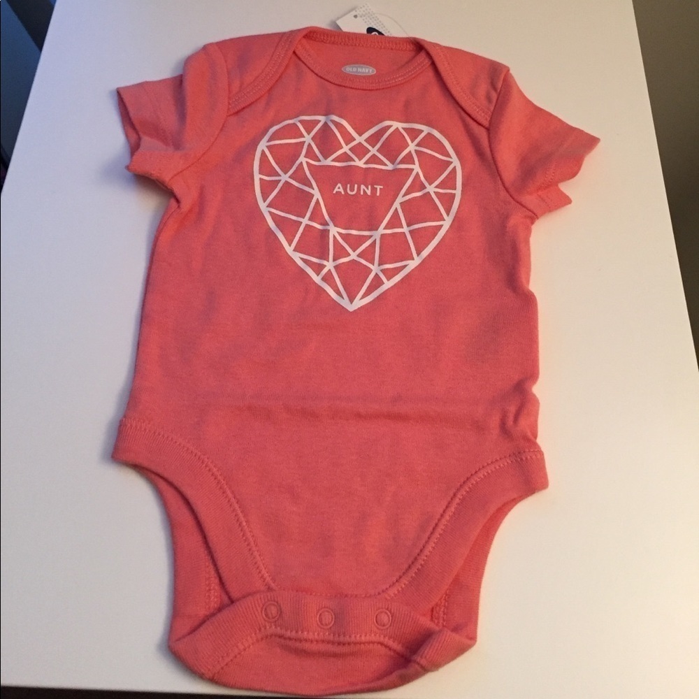 *NWT* Aunt baby onesie size 0-3 months